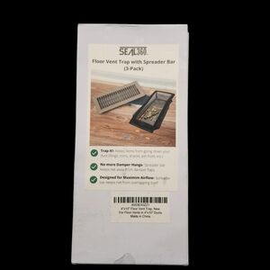 Seal360 Floor Vent Trap with Spreader Bar 3pk